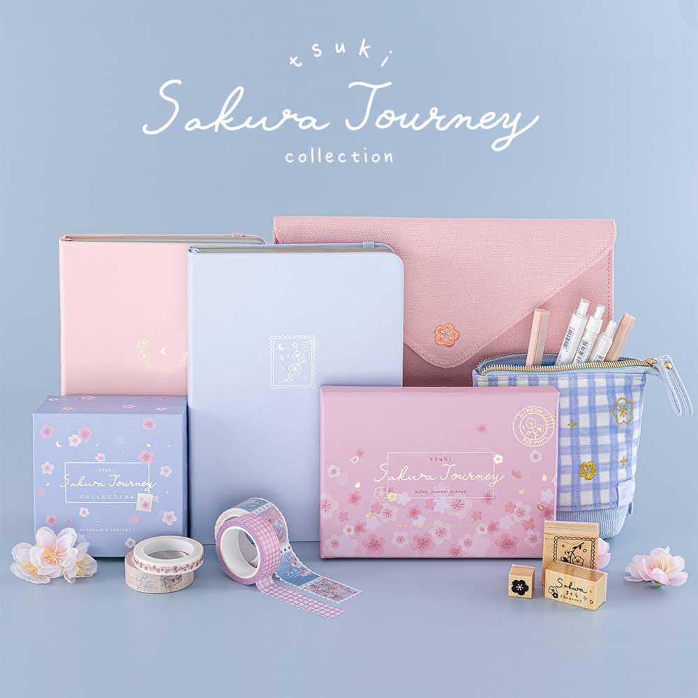Tsuki ‘Sakura Journey’ Bullet Journal Stamp Set ☾