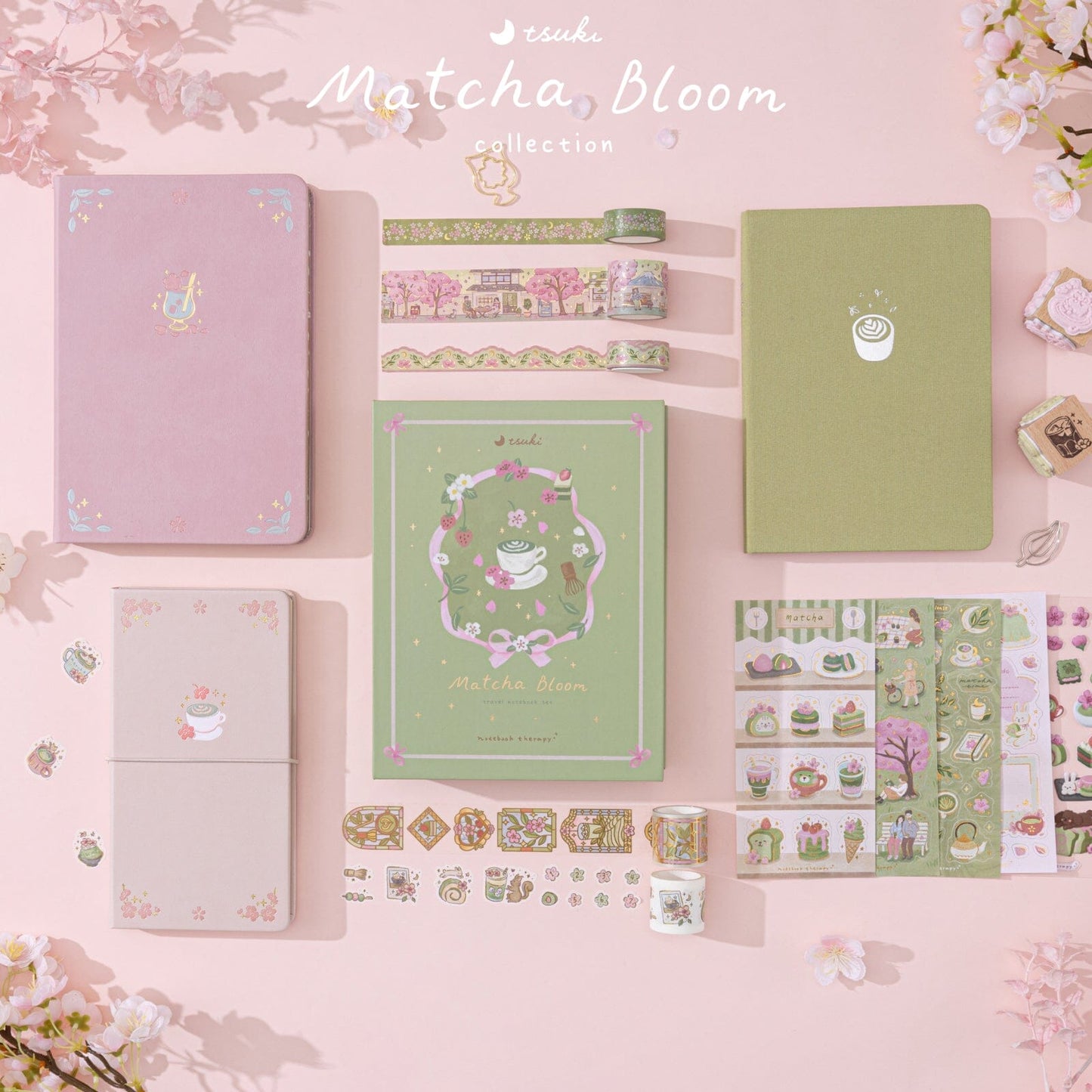 Tsuki ‘Matcha Matcha’ Limited Edition Bullet Journal ☾