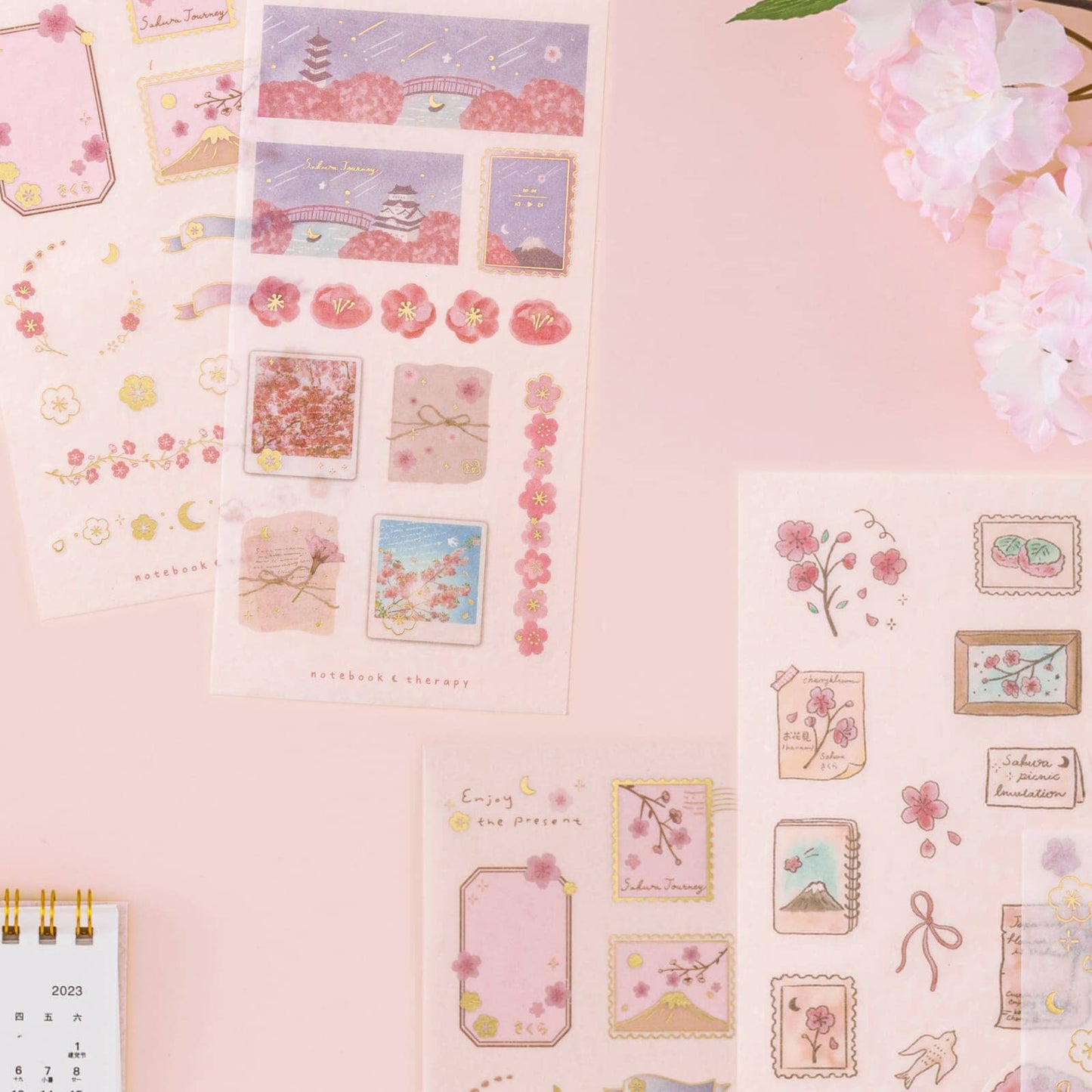 Tsuki ‘Sakura Journey’ Sticker Set ☾