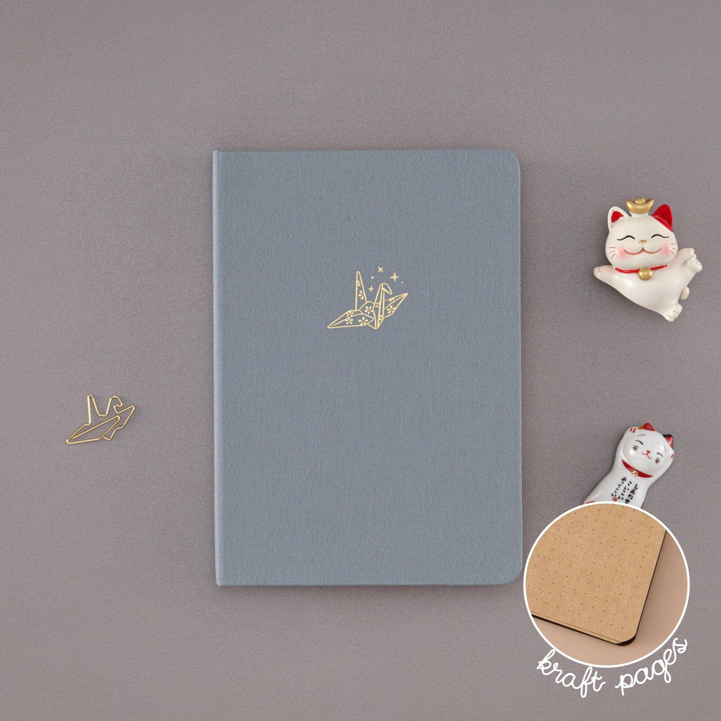 Tsuki ‘Origami Dreams’ Kraft Paper A5 Bullet Journal ☾