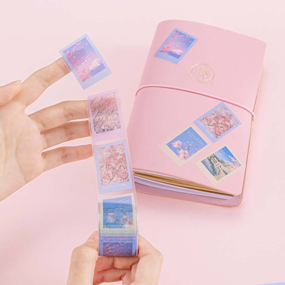 Tsuki ‘Sakura Journey’ Vintage Journal Washi Tape Set ☾