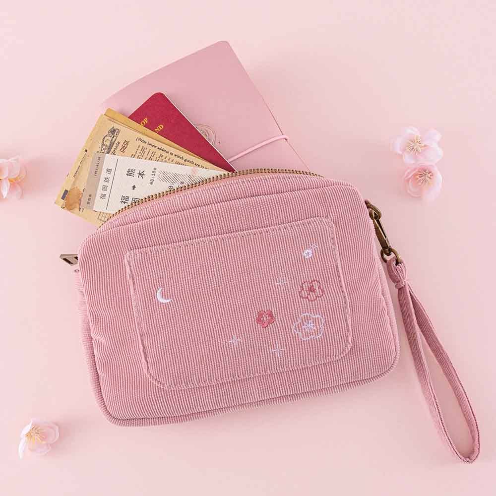 Tsuki ‘Sakura Journey’ Travel Pouch ☾