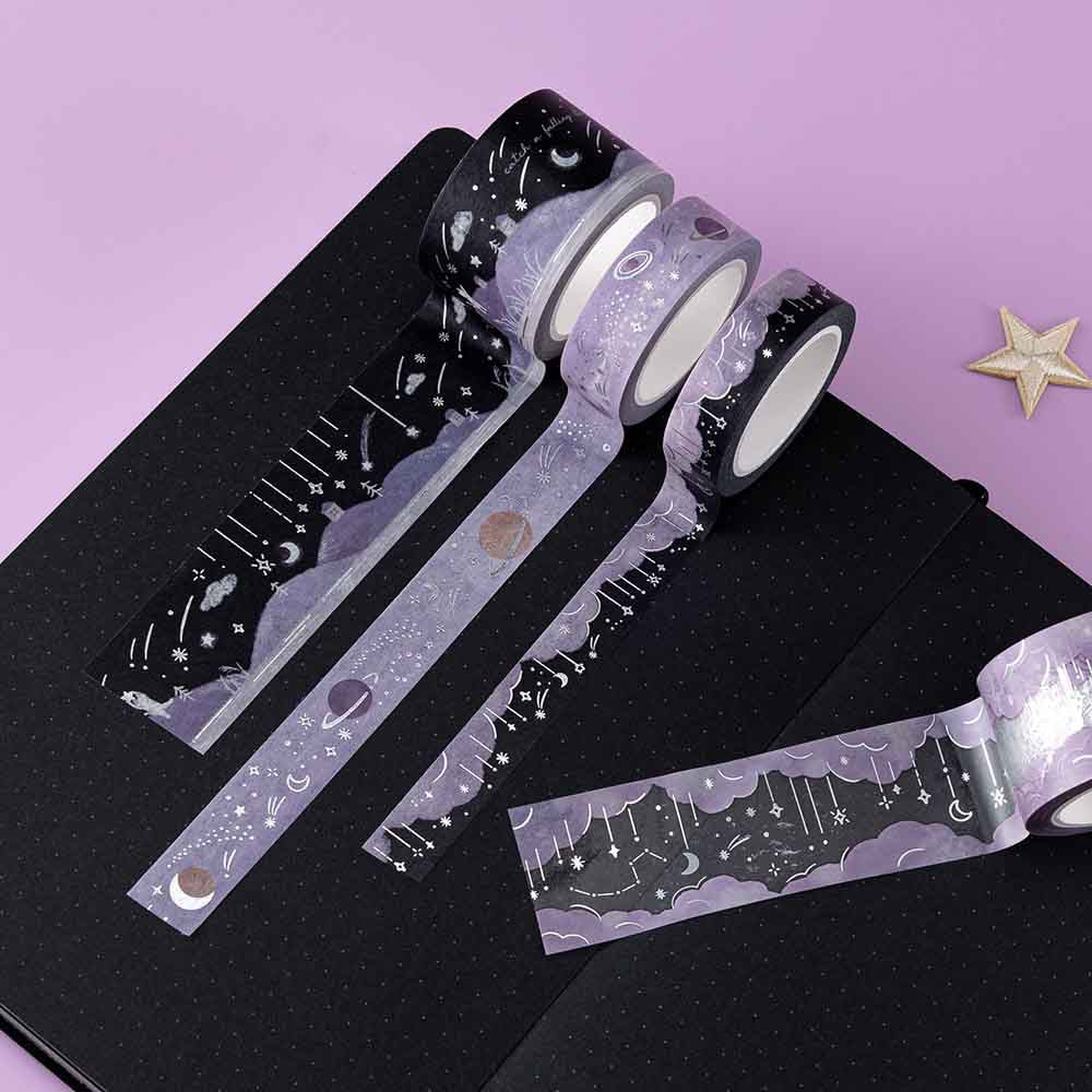 Tsuki ‘Falling Stars’ Washi Tape Set ☾