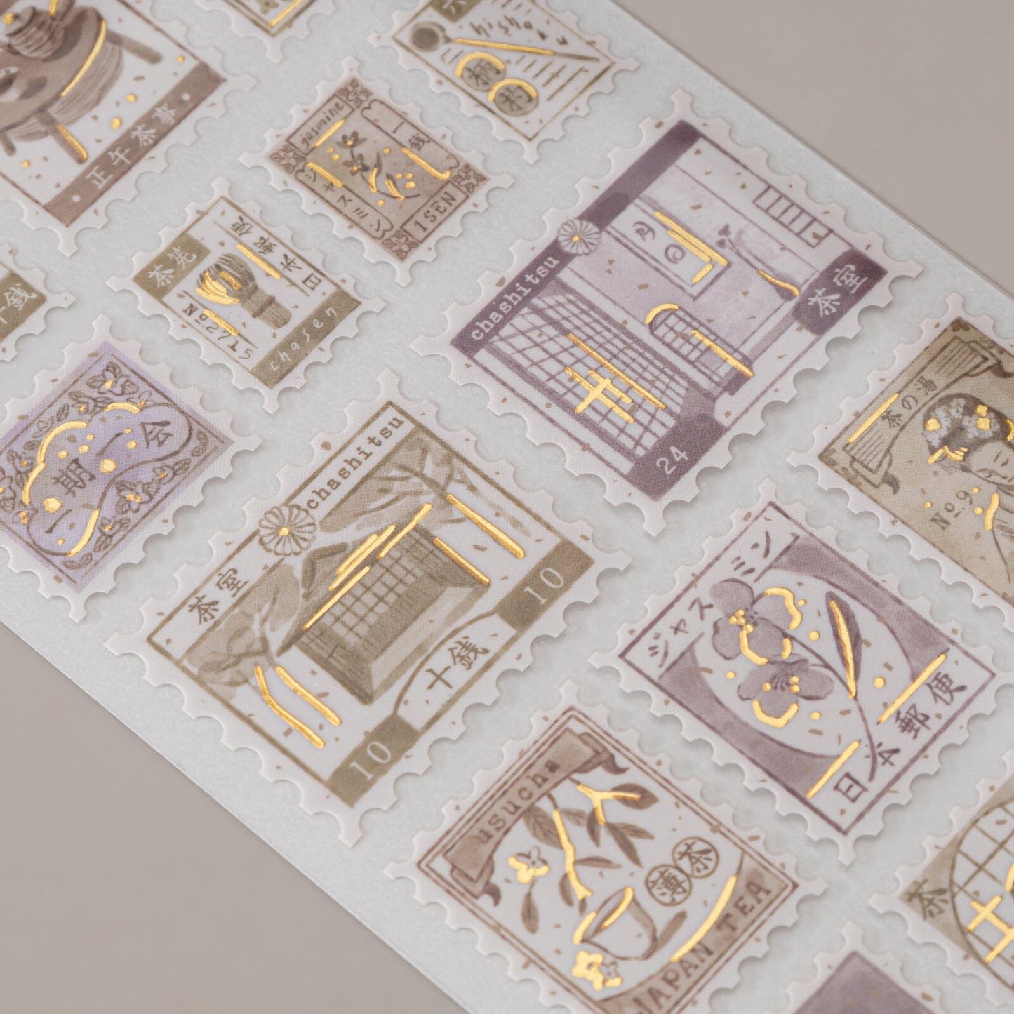 Hinoki - ‘Into the Tea Room’ Print-On Sticker Set