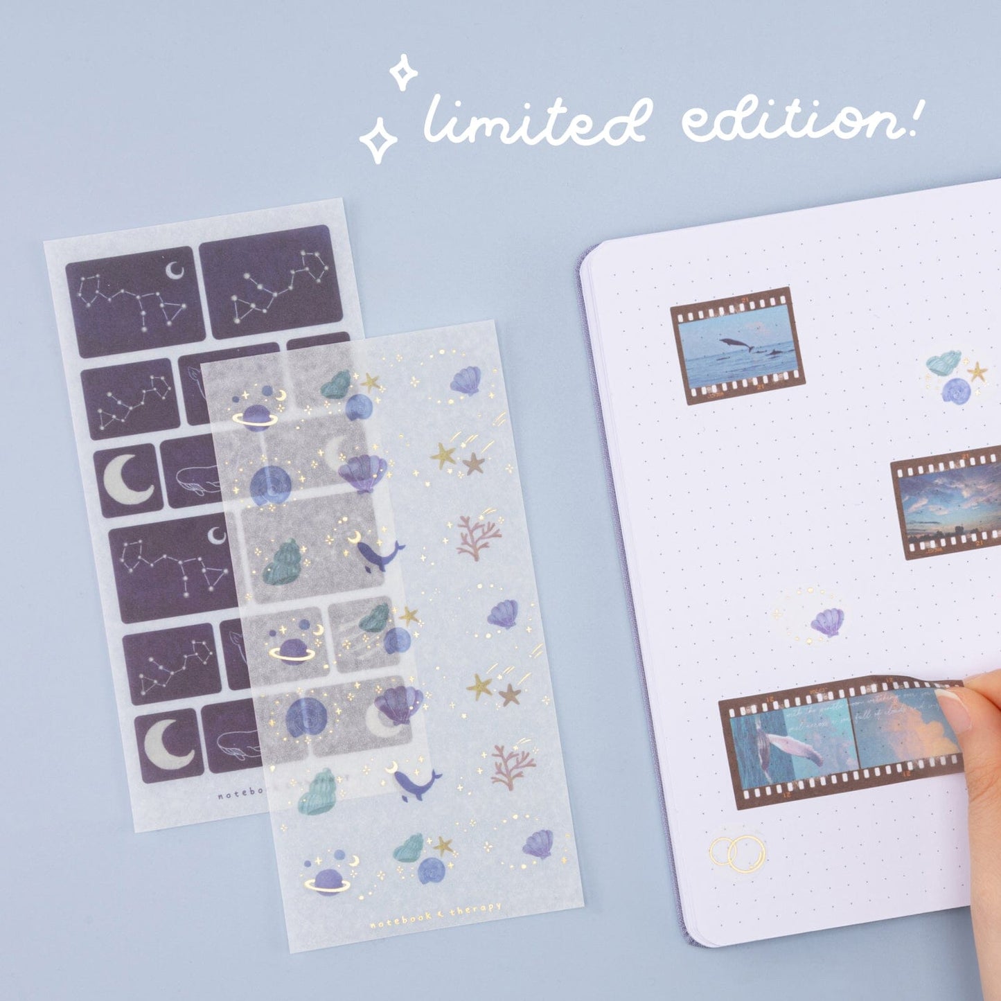 Tsuki ‘Ocean’ Sticker Set ☾