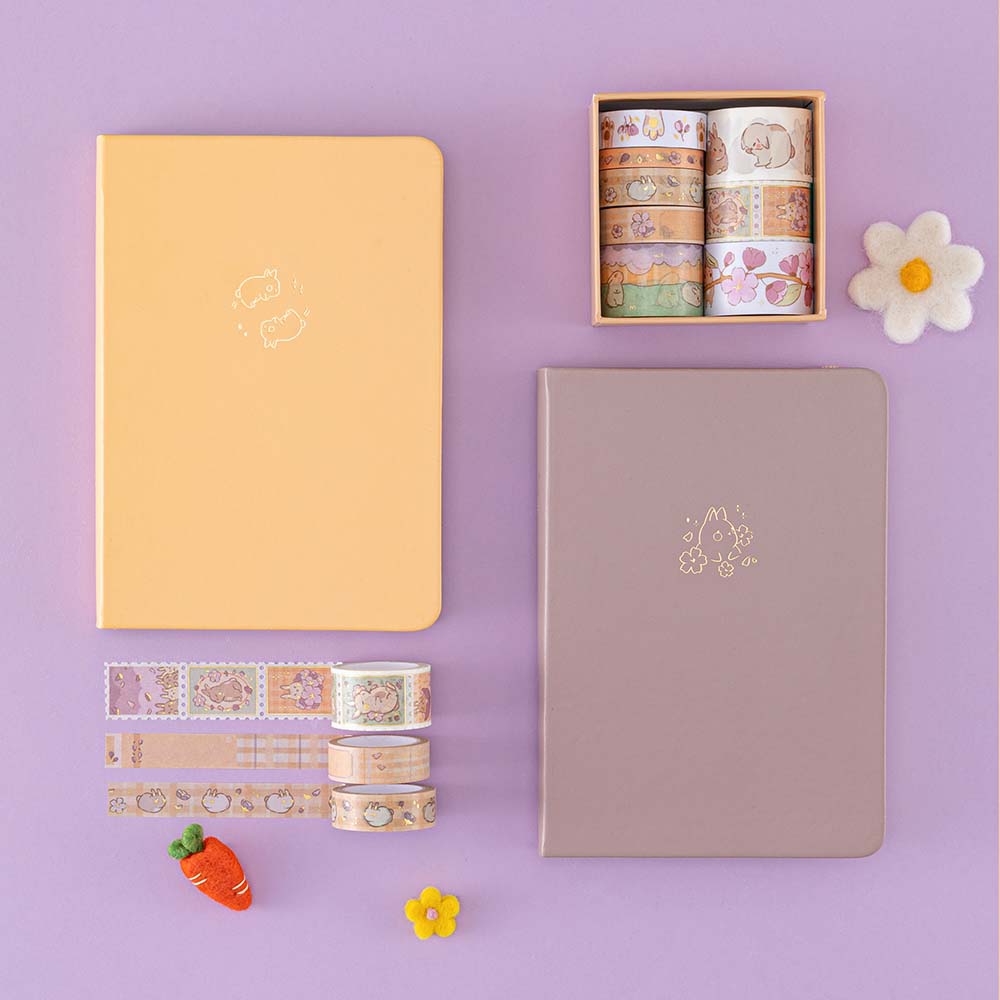Tsuki ‘Bunny Blush’ Washi Tape Set ☾ x @blossom_bujo