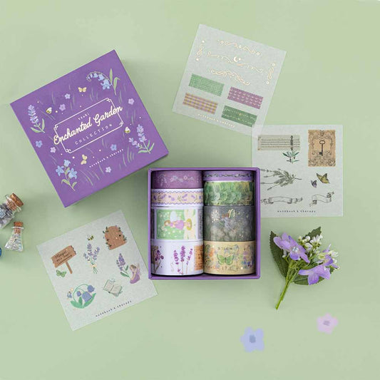 Tsuki ‘Enchanted Garden’ Washi Tape Set ☾