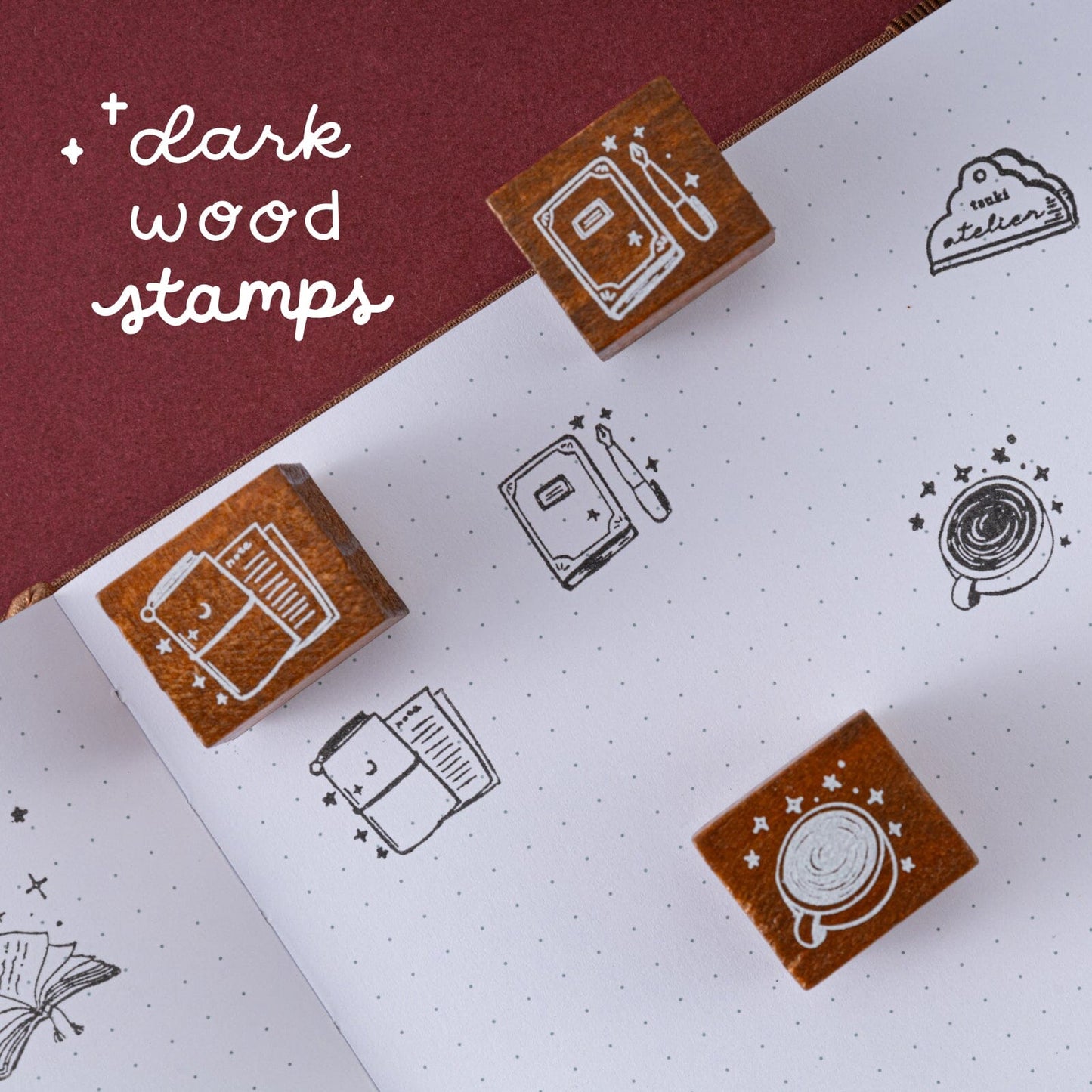 Tsuki ‘Tsuki Studio’ Bullet Journal Stamp Set ☾