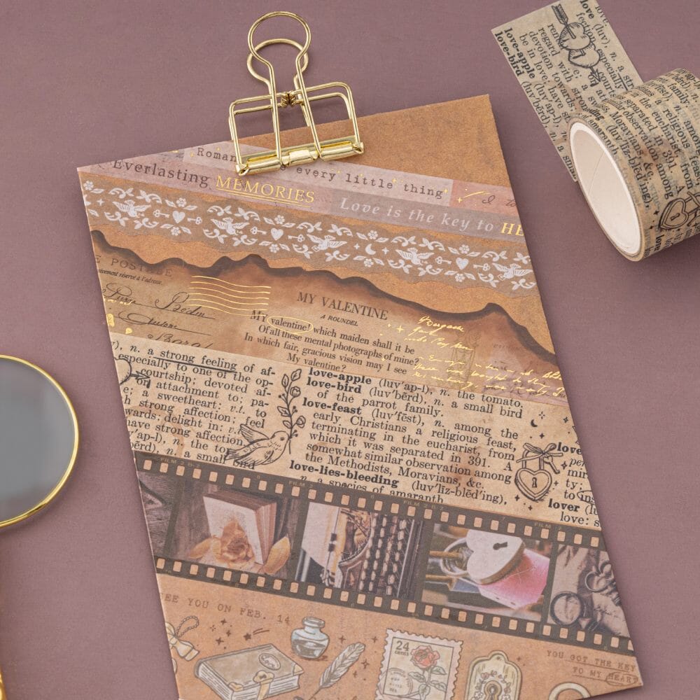 Tsuki ‘Love Lock’ Washi Tape Set ☾