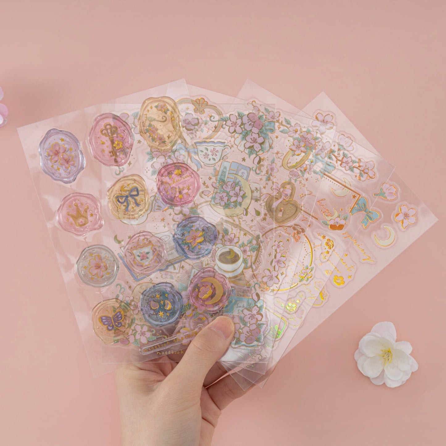 Tsuki ‘Sakura Story’ 3D Sticker Set ☾