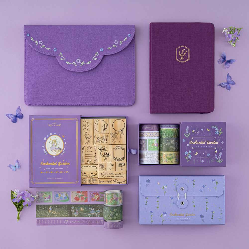Tsuki ‘Enchanted Garden’ Notebook Pouch ☾