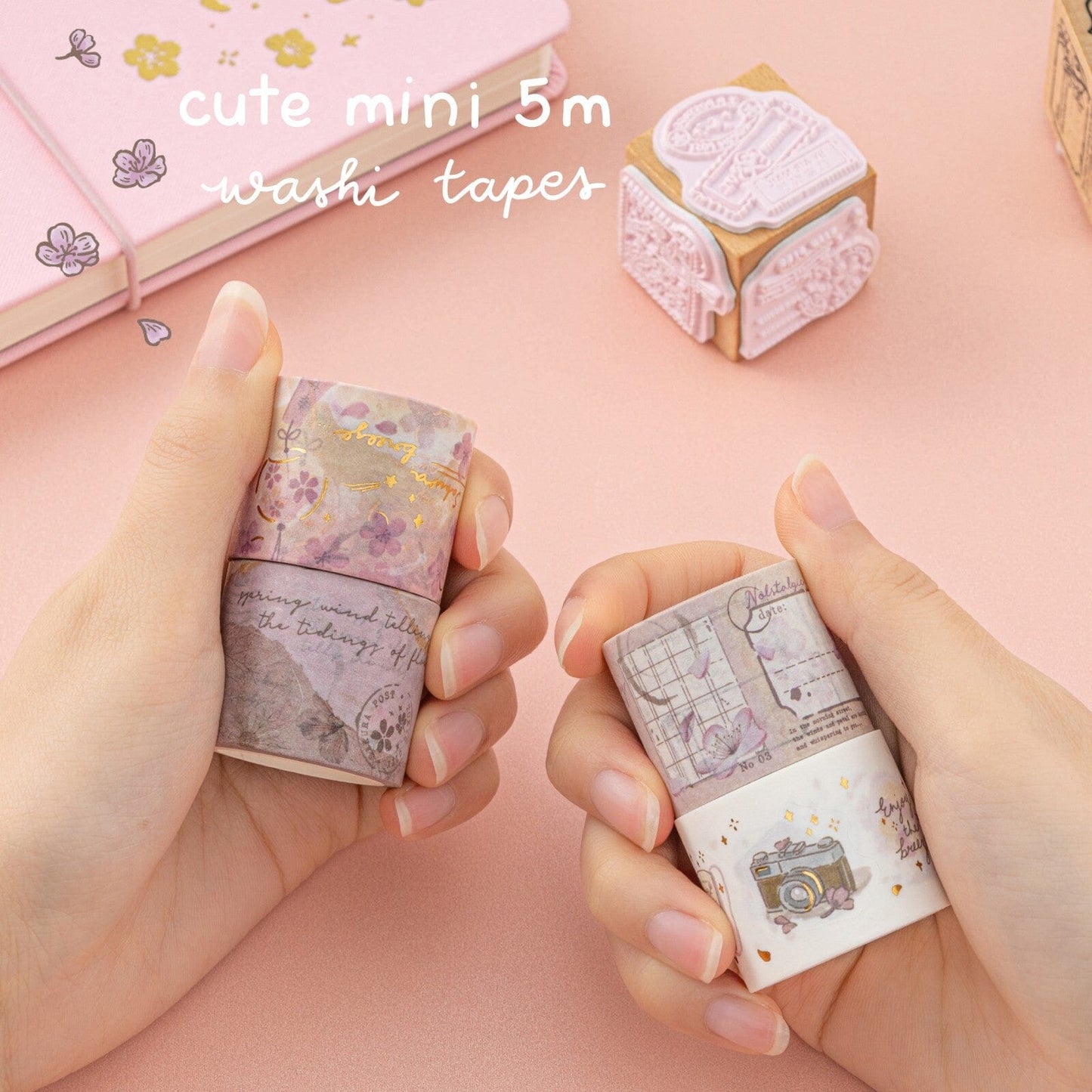 Tsuki ‘Sakura Breeze’ Travel Notebook Gift Set ☾