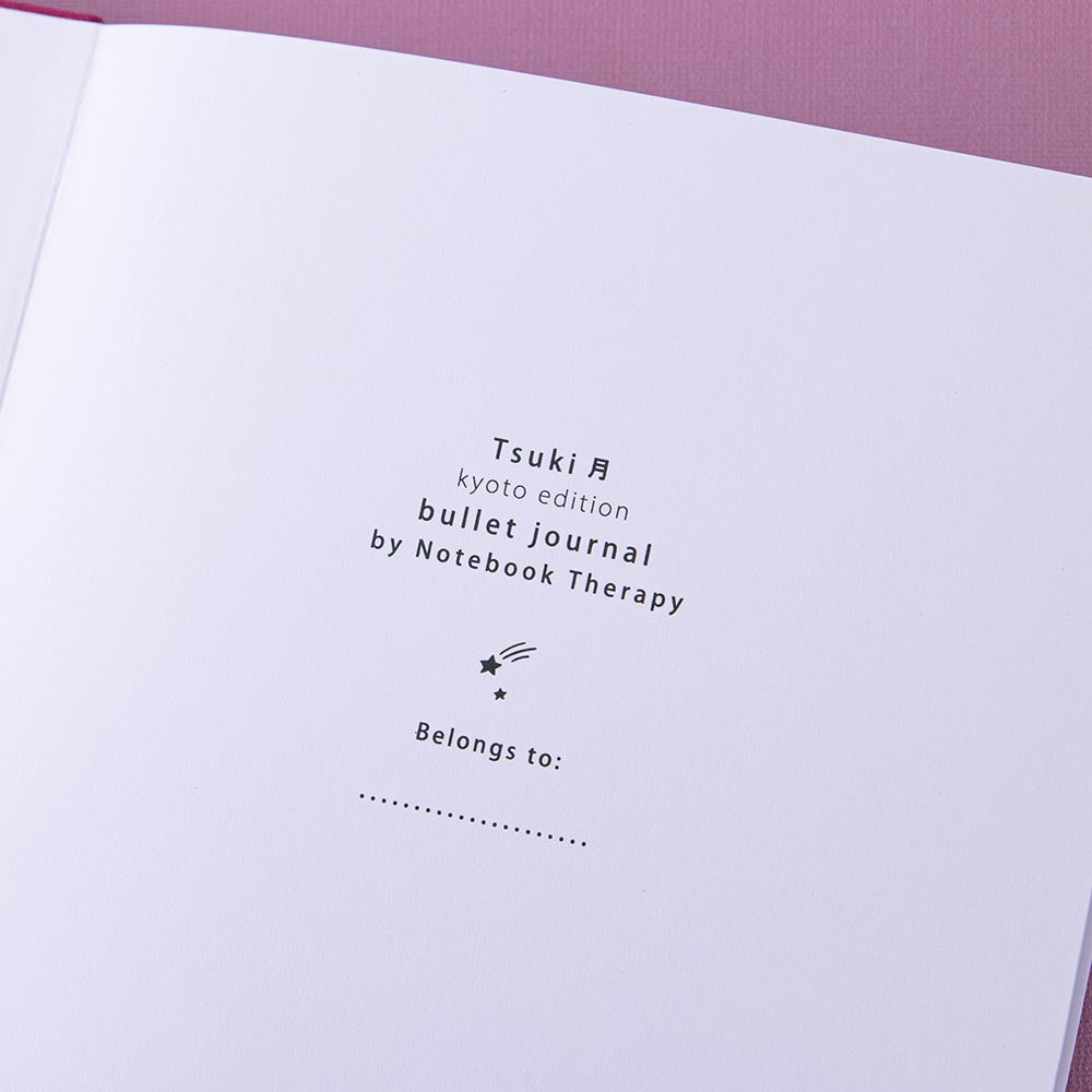 Tsuki ‘Kyoto’ Limited Edition Bullet Journal ☾