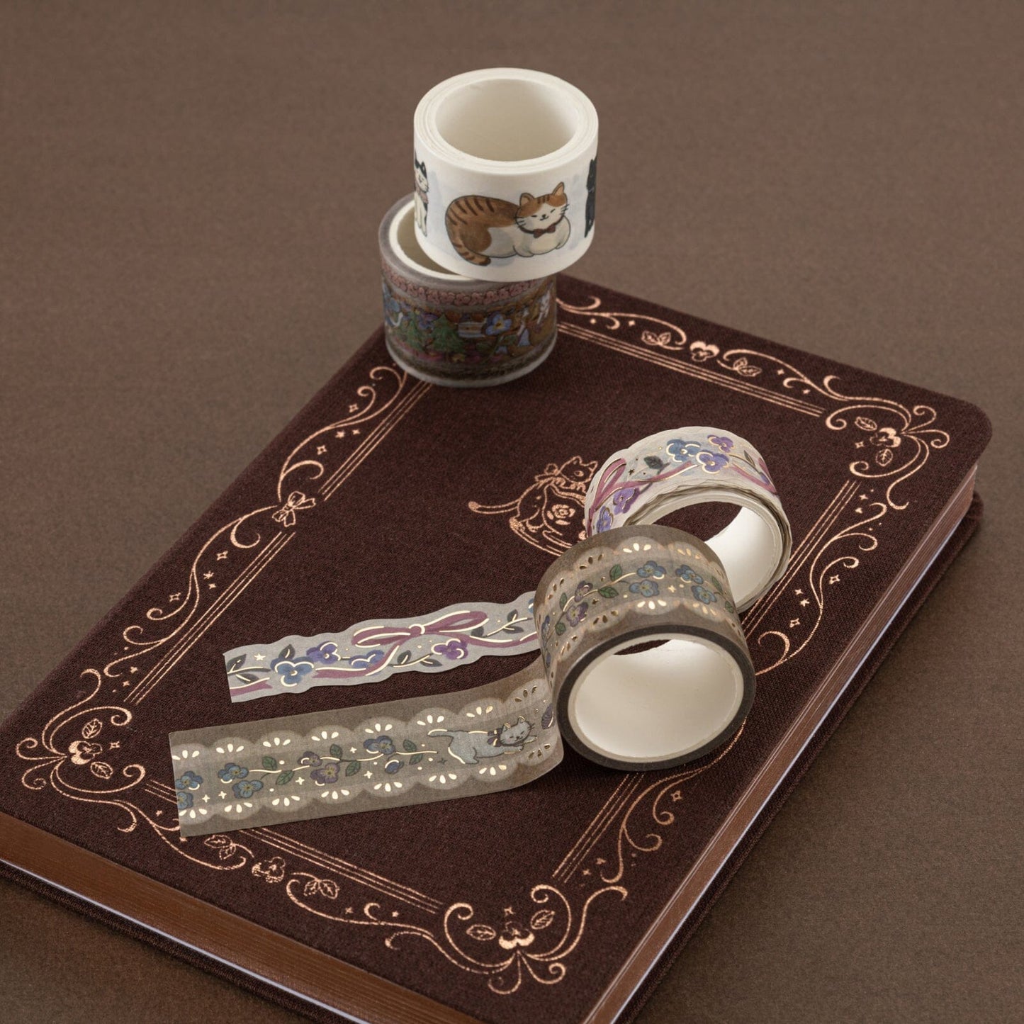 Tsuki ‘Vintage Neko’ Washi Tape Set ☾