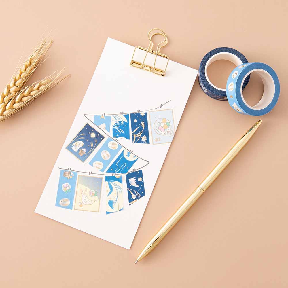 Tsuki ‘Moonlit Wish’ Washi Tapes Set ☾
