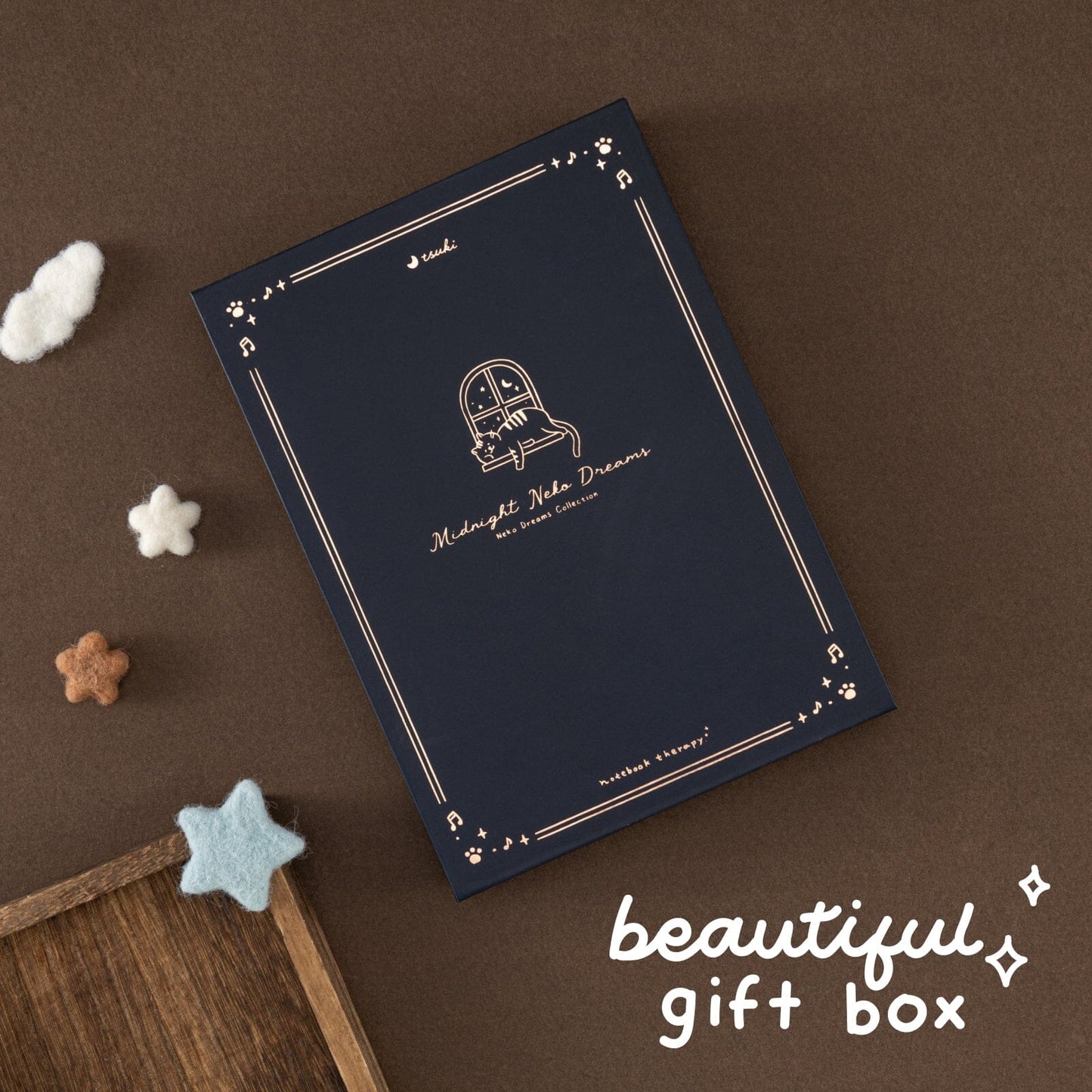 Tsuki ‘Midnight Neko Dreams’ Limited Edition Bullet Journal ☾