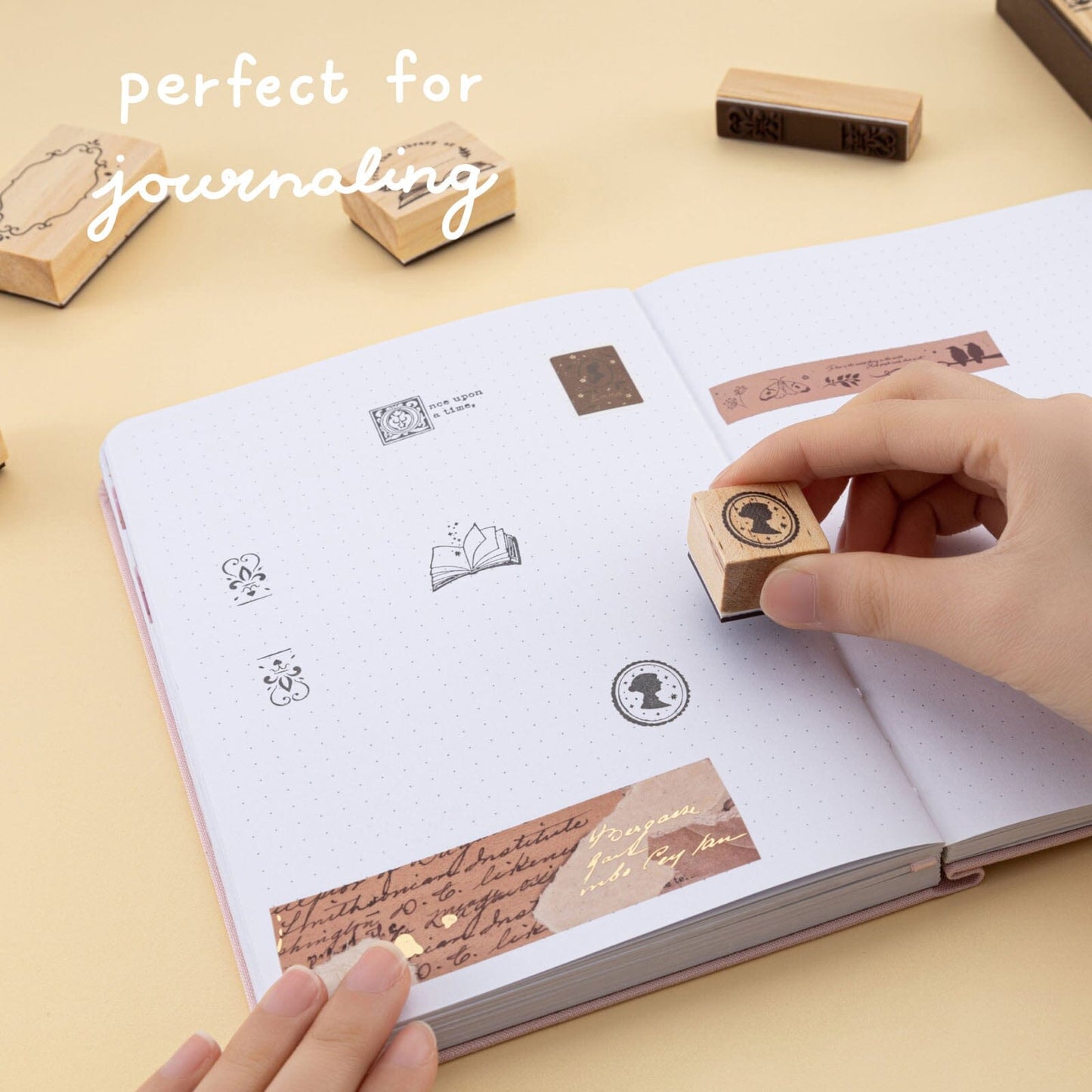 Tsuki ‘Our Stories’ Reading Journal Stamp Set ☾