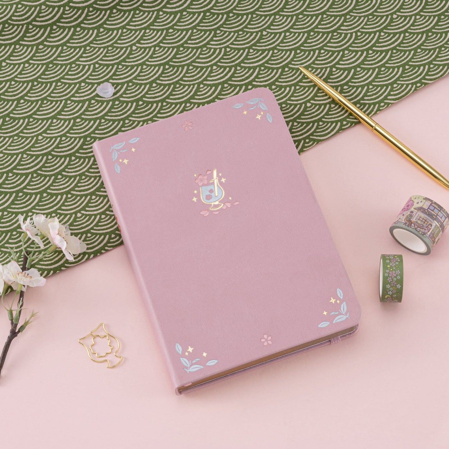 Tsuki ‘Matcha Blossom’ Limited Edition Luxury Bullet Journal ☾