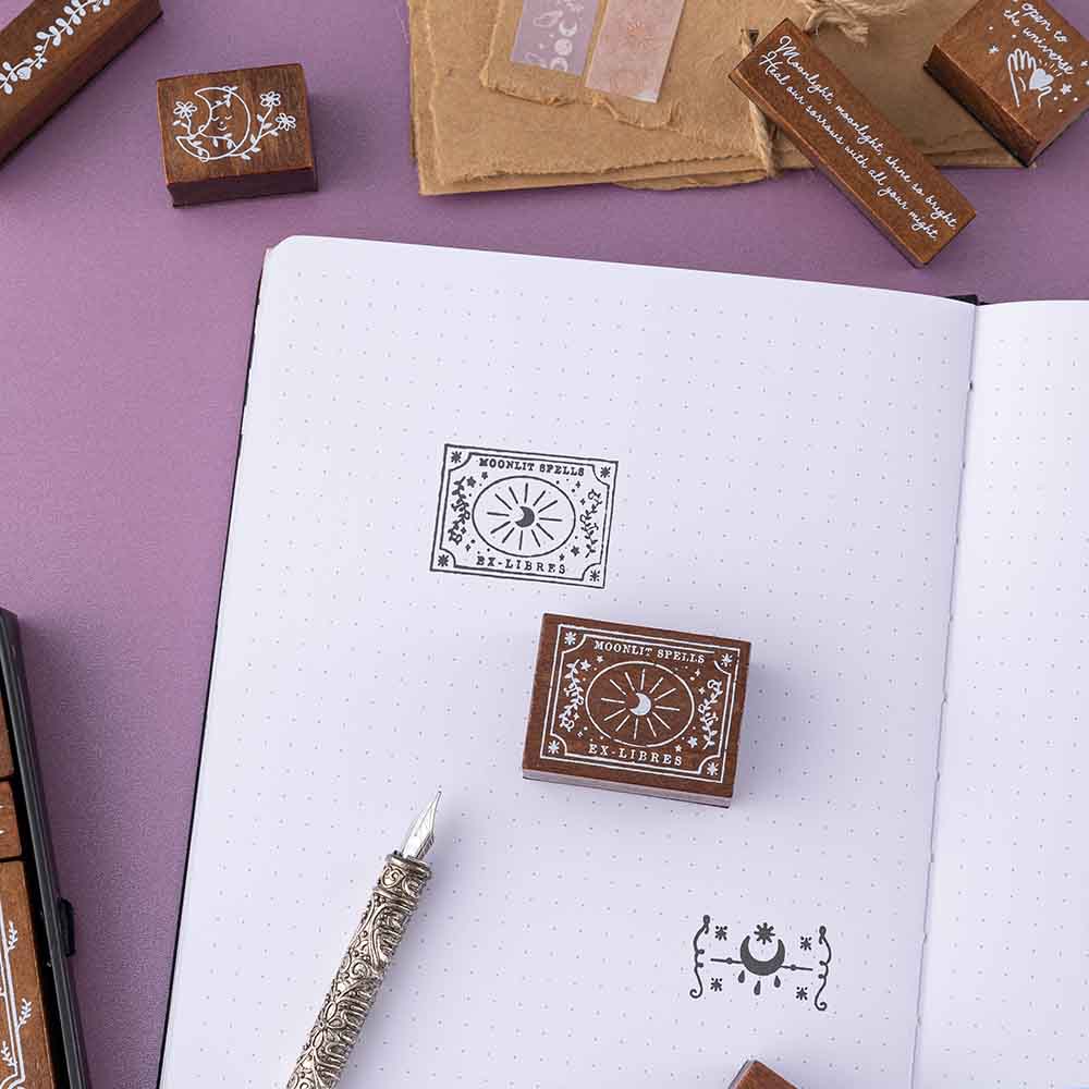 Tsuki ‘Moonlit Spells’ Bullet Journal Stamp Set ☾