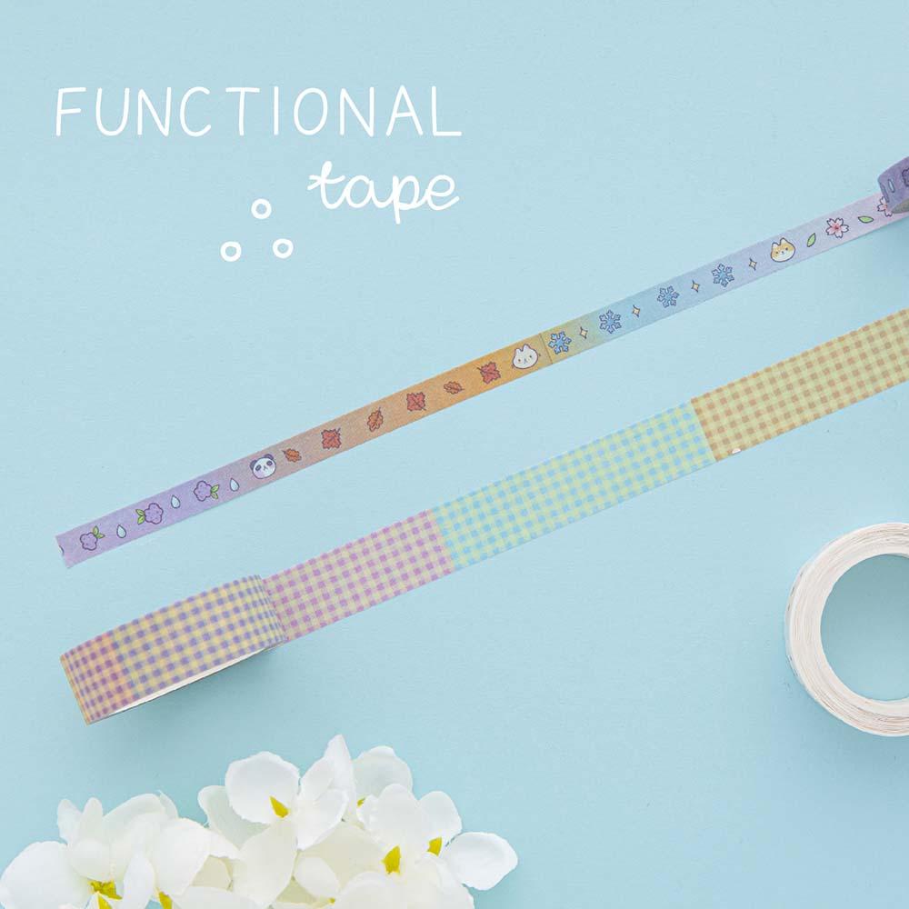 Tsuki ‘Four Seasons' Washi Tape Set ☾ @milkkoyo x NotebookTherapy
