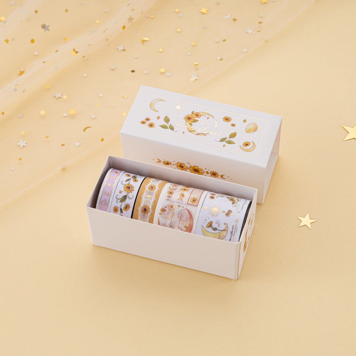 Tsuki ‘Summer Moonflower’ Washi Tape Set ☾