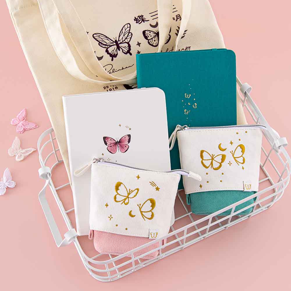 Tsuki Cloud White ‘Flutter + Dream’ Limited Edition Bullet Journal by Notebook Therapy x Pelinkan ☾
