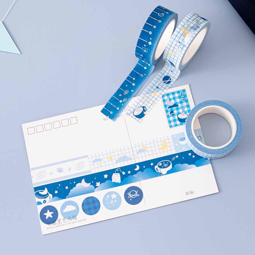 Tsuki ‘Cup of Galaxy’ Holographic Washi Tape Set ☾