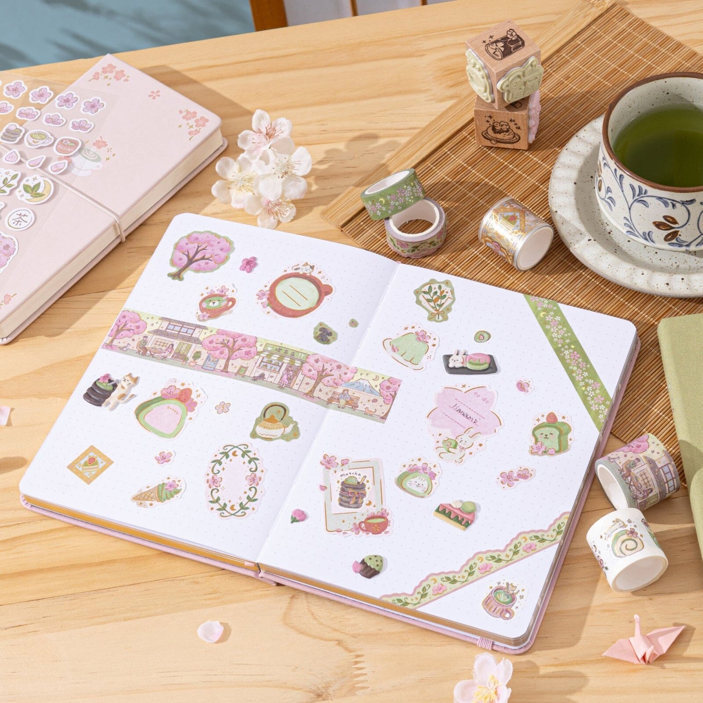 Tsuki ‘Matcha Matcha’ Limited Edition Bullet Journal ☾
