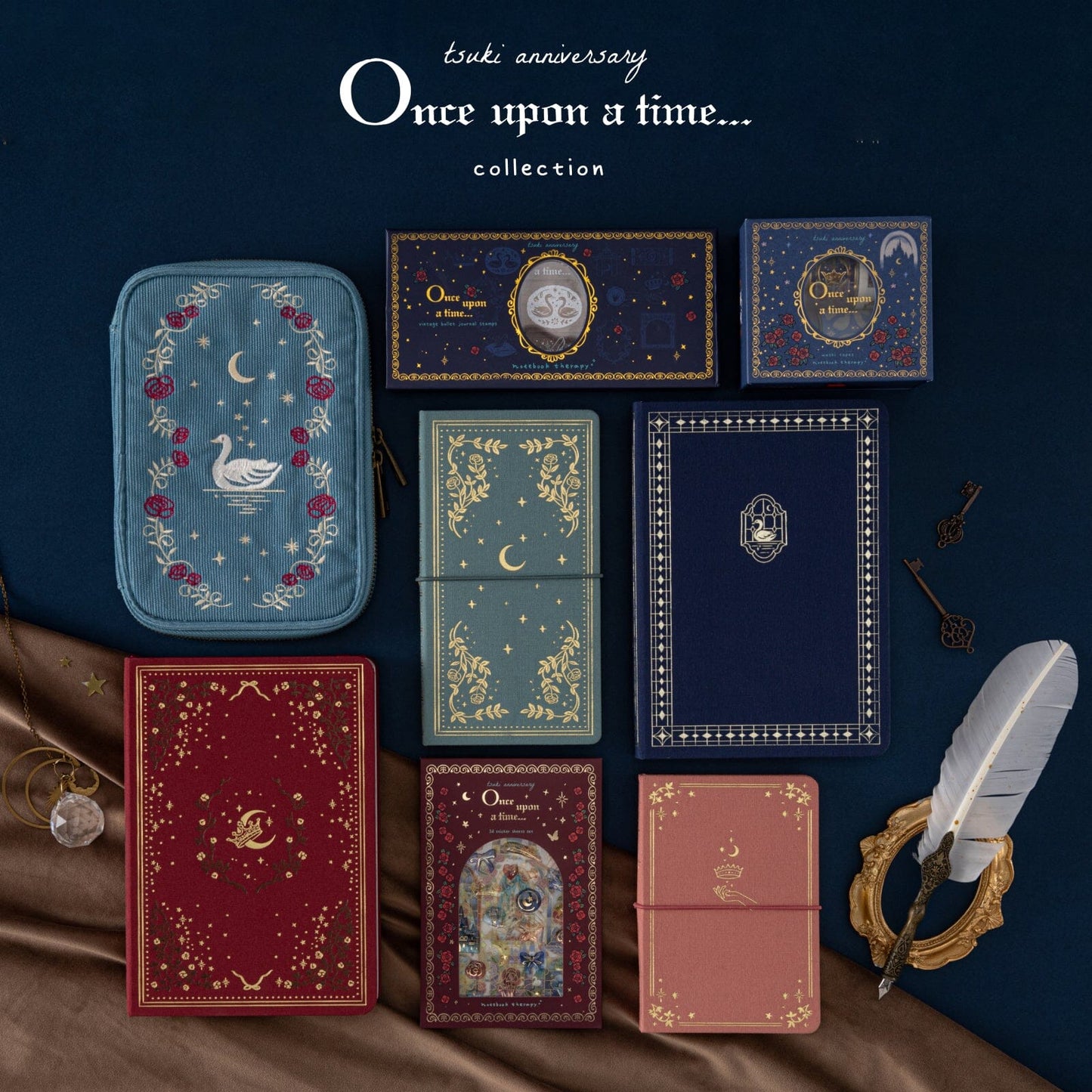Tsuki ‘Starlit Crown’ A6 Travel Notebook ☾