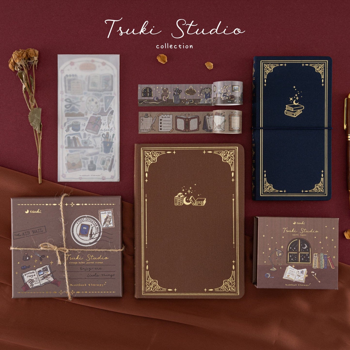 Tsuki ‘Tsuki Studio’ Bullet Journal Stamp Set ☾