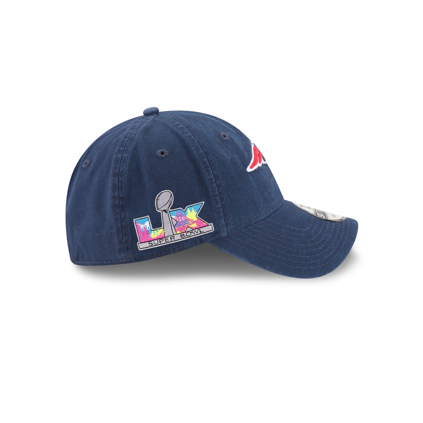 New England Patriots Super Bowl LX Participation Sidepatch 9TWENTY Adjustable Hat