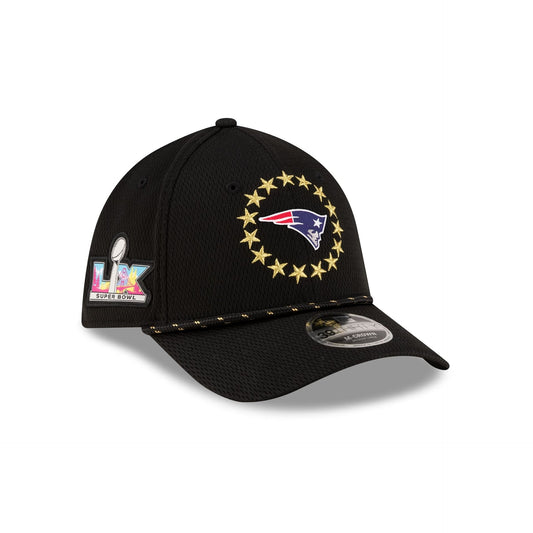 New England Patriots Super Bowl LX Participation 39THIRTY M-Crown Stretch Fit