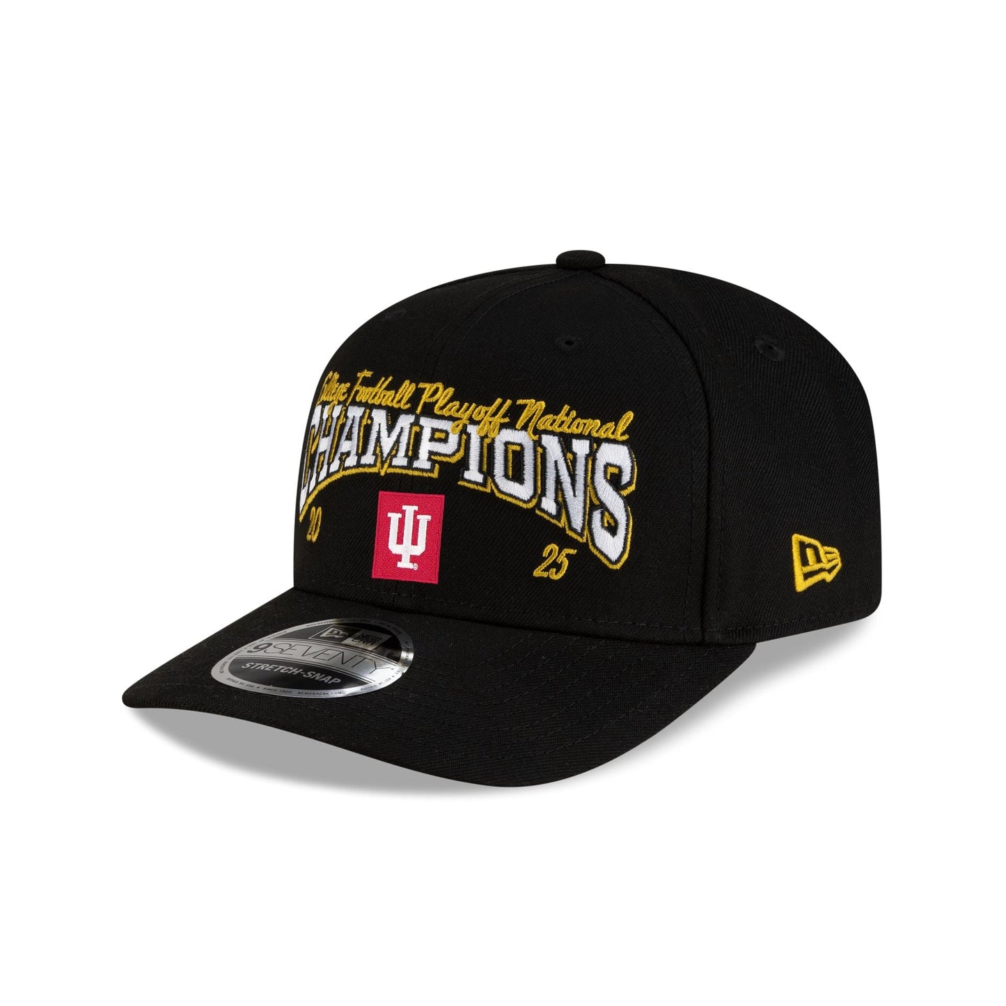 Indiana Hoosiers 2025-2026 College Football Champions 9SEVENTY Stretch-Snap Hat