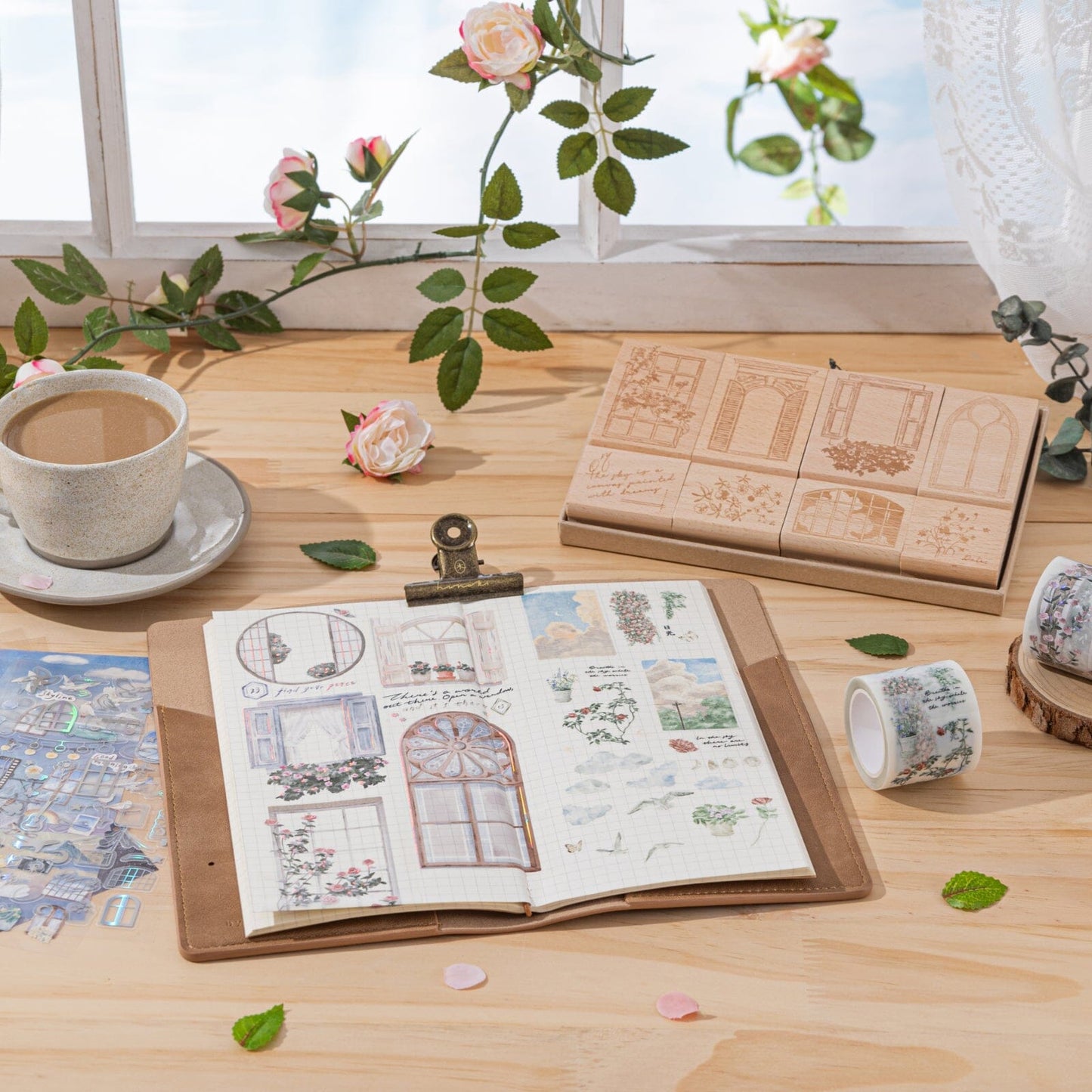 Hinoki - ‘Into the Sky’ PET Decorative Tape Set
