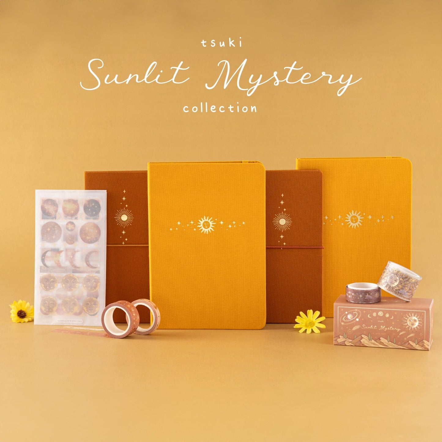 Tsuki ‘Sunbeam Magic’ Luxury Travel Notebook ☾