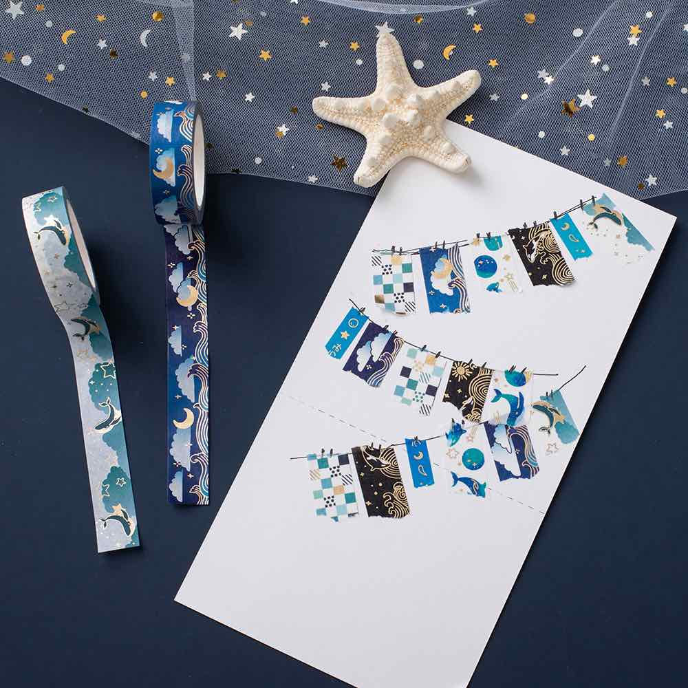 Tsuki 'Ocean Edition' Washi Tape Set ☾