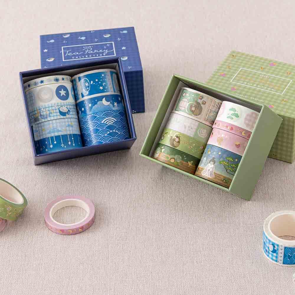 Tsuki ‘Cup of Galaxy’ Holographic Washi Tape Set ☾