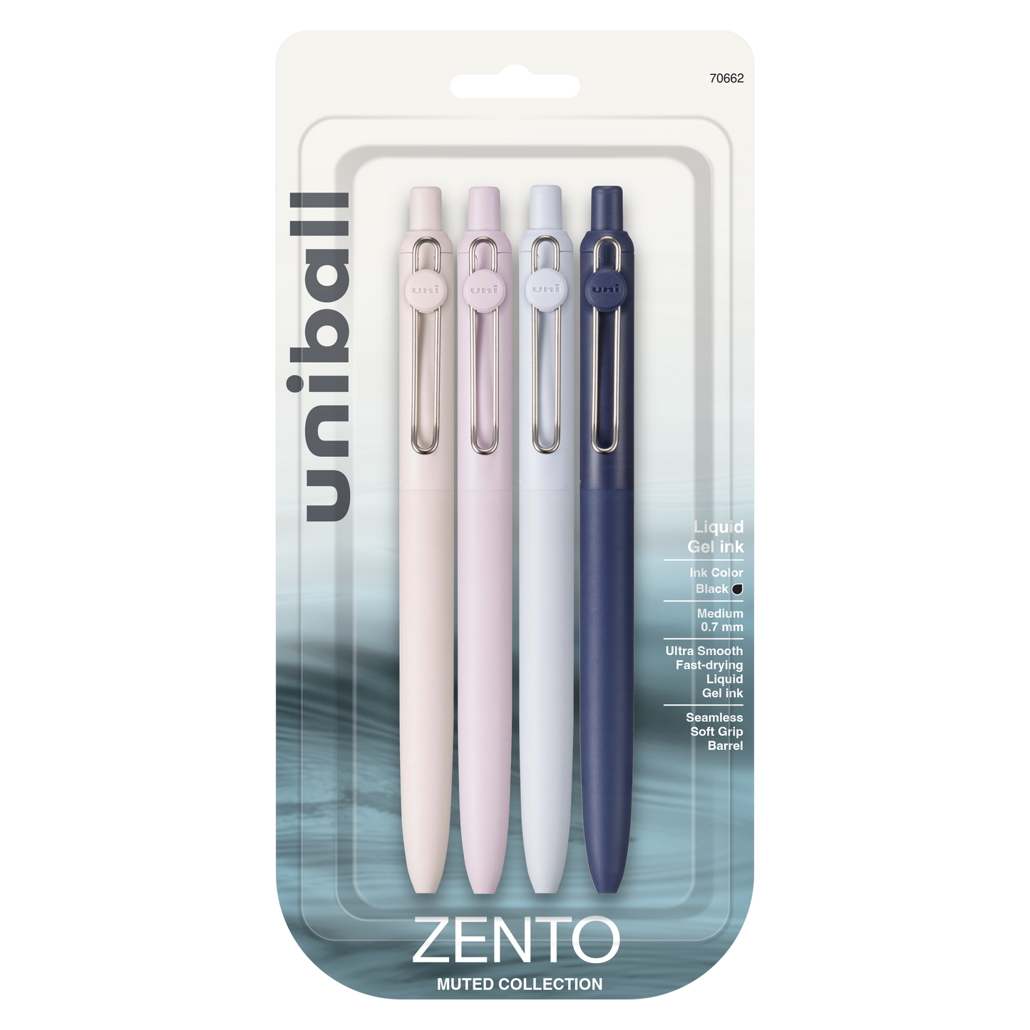 uniball™ Zento, 0.7 mm, Liquid Gel Ink Retractable Pens