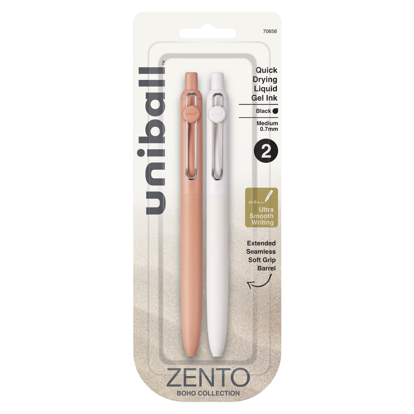 uniball™ Zento, 0.7 mm, Liquid Gel Ink Retractable Pens