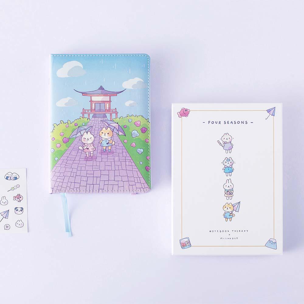 Tsuki ‘Four Seasons: Summer Edition’ Bullet Journal ☾ @milkkoyo x NotebookTherapy