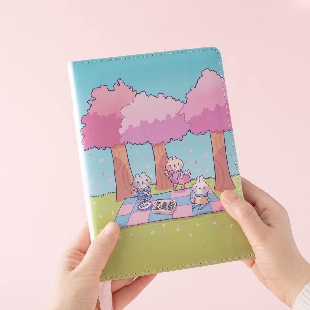 Tsuki ‘Four Seasons: Spring Edition’ Bullet Journal ☾ @milkkoyo x NotebookTherapy