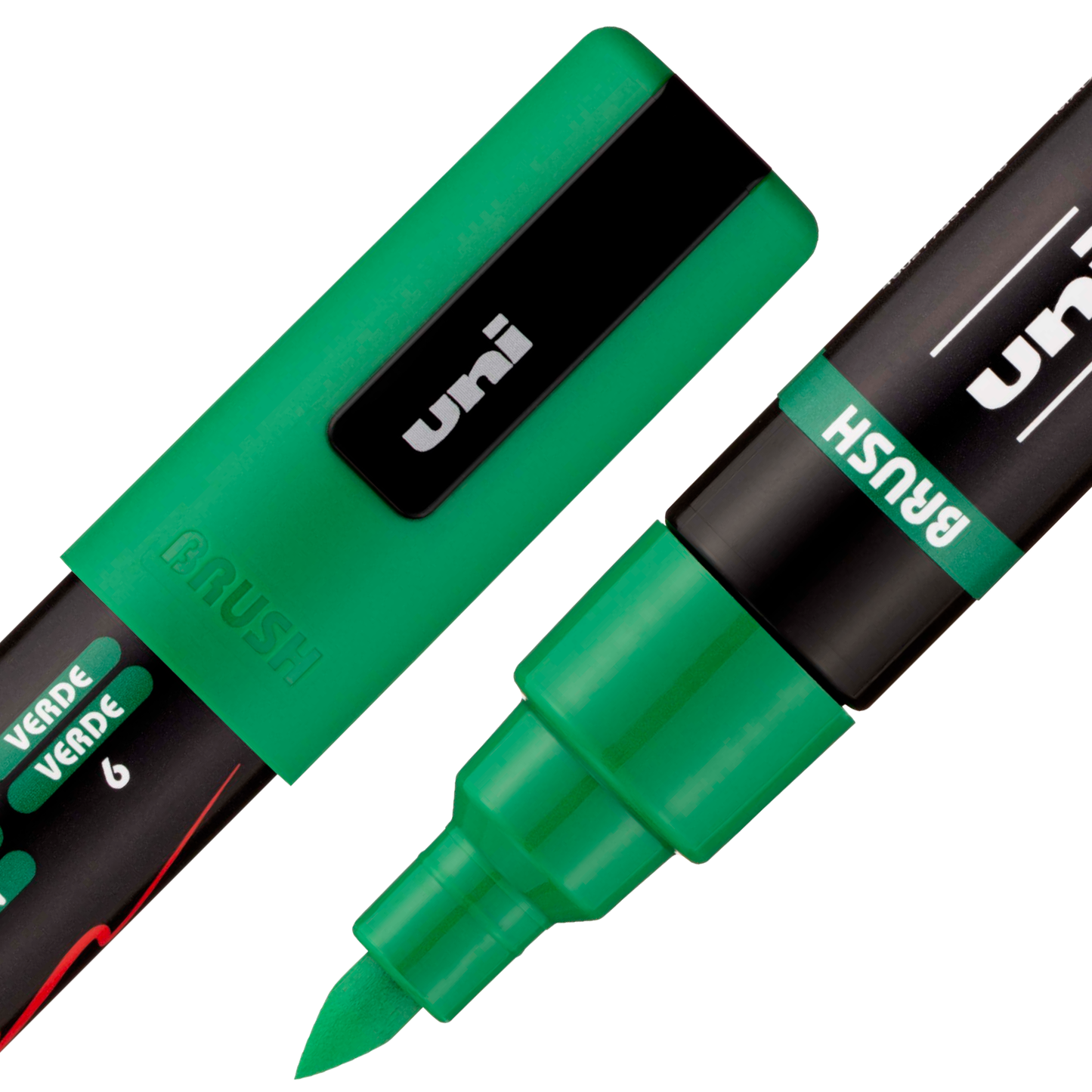 uni® POSCA® PC-5BR, Water-Based Brush Tip Paint Markers (8 Pack)