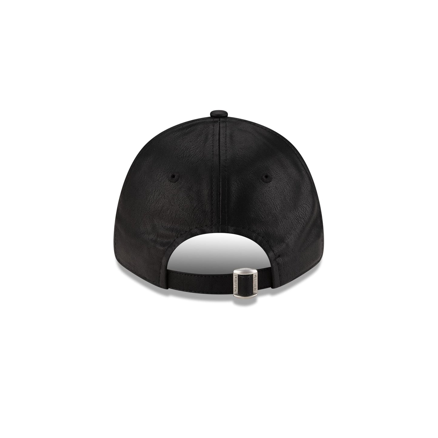 New York Yankees Faux Leather Women's Black 9FORTY Adjustable Hat