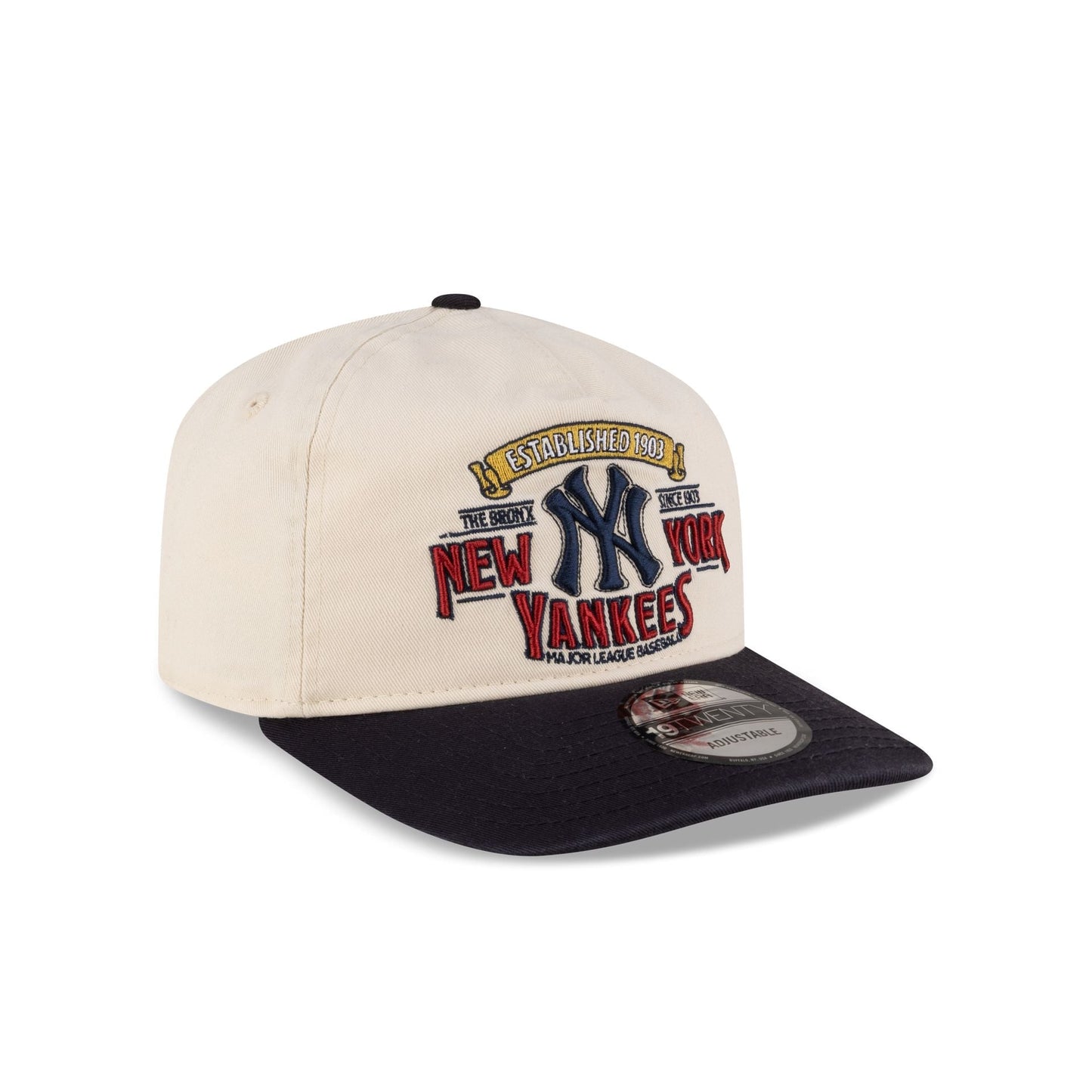 New York Yankees Washed Graphic Light Navy 19TWENTY Adjustable Hat