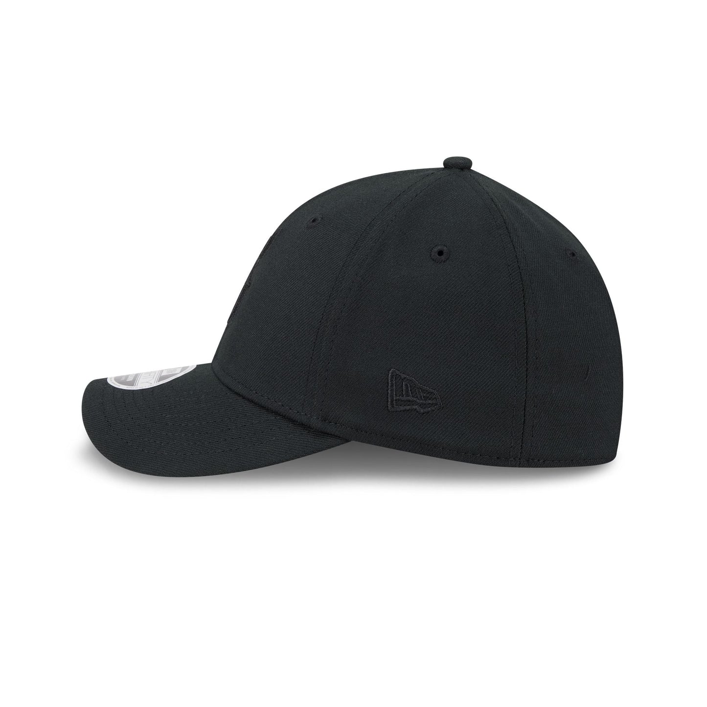 Seattle Mariners Black and White 39THIRTY M-Crown Stretch Fit Hat