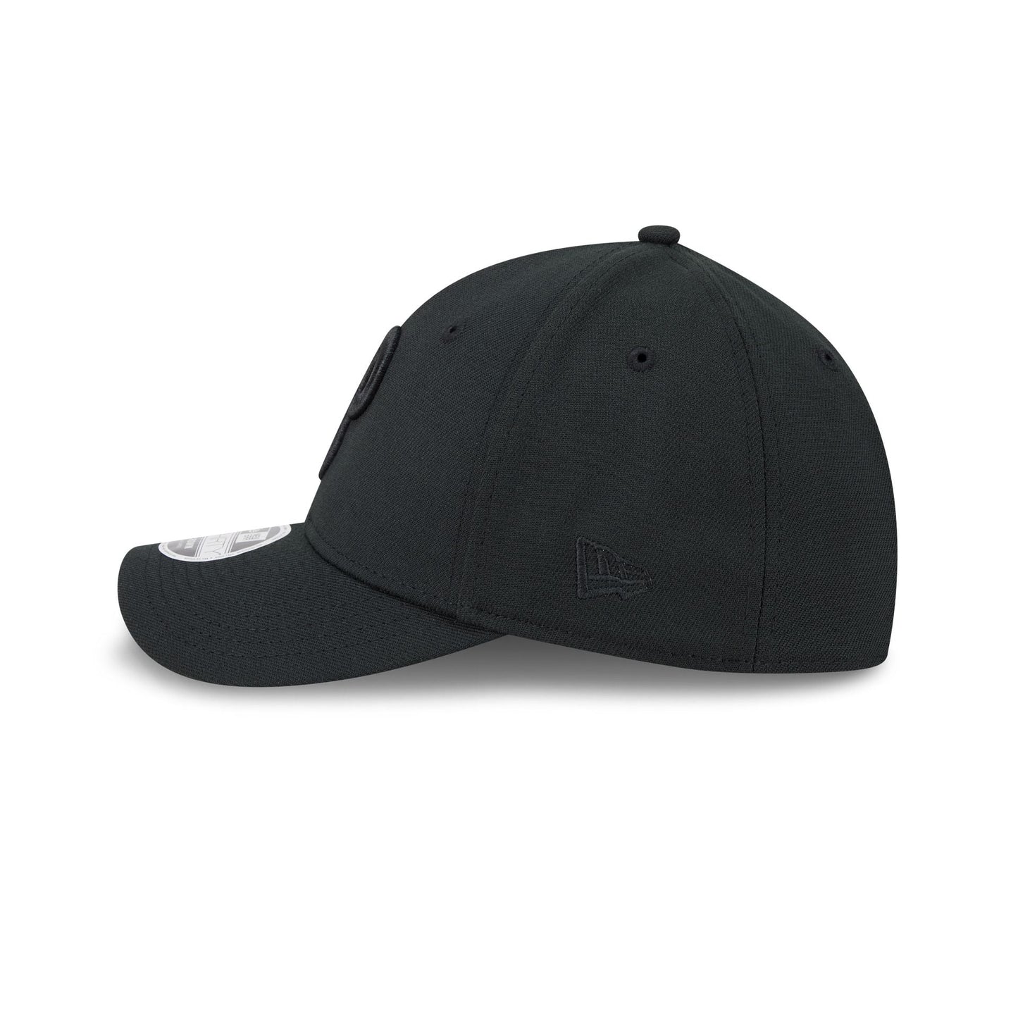 Philadelphia Phillies Black and White 39THIRTY M-Crown Stretch Fit Hat