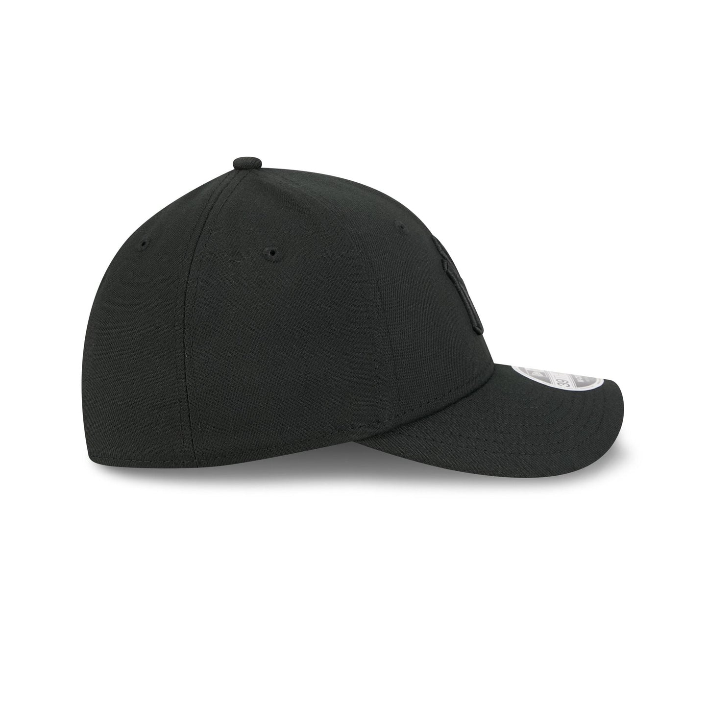 New York Yankees Black and White 39THIRTY M-Crown Stretch Fit Hat
