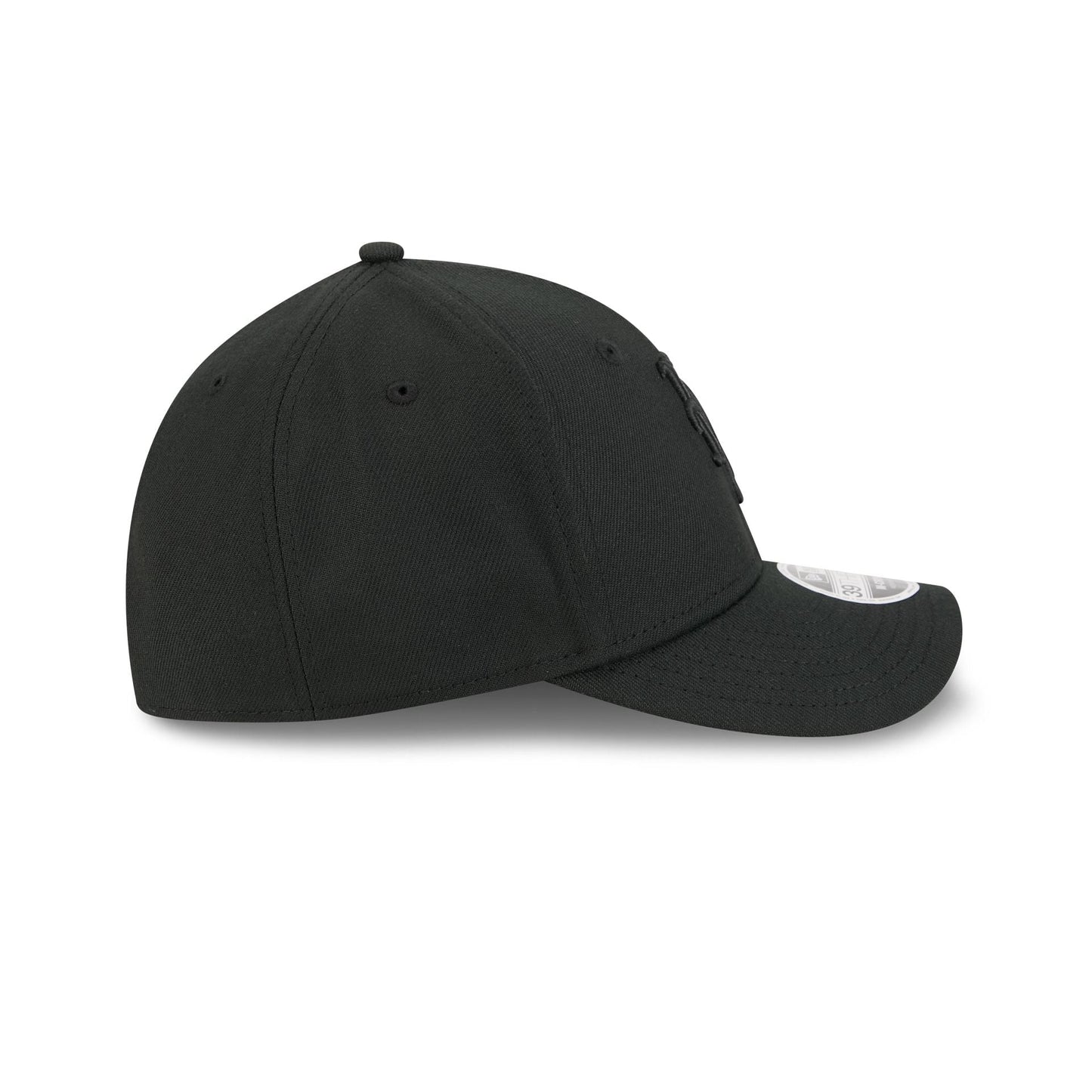 New York Mets Black and White 39THIRTY M-Crown Stretch Fit Hat