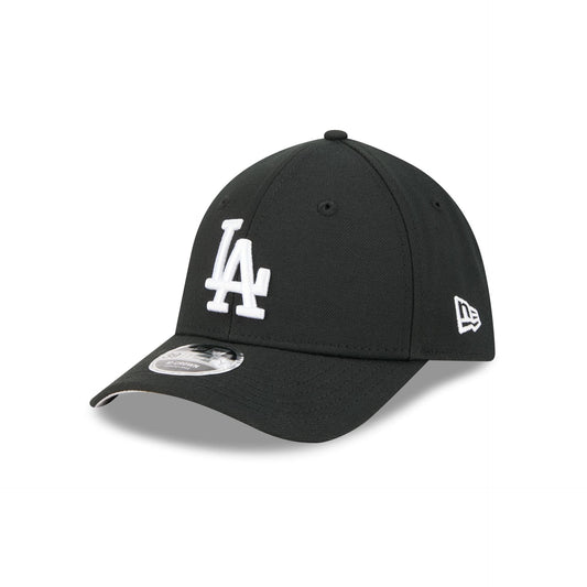 Los Angeles Dodgers Black and White 39THIRTY M-Crown Stretch Fit Hat