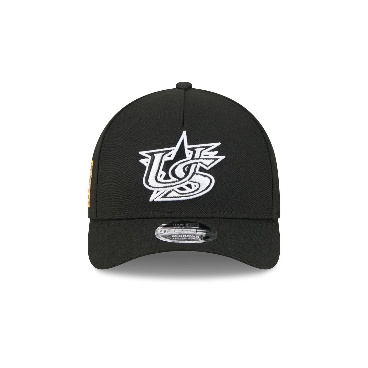 USA World Baseball Classic Black and White 9FORTY M-Crown A-Frame Snapback Hat